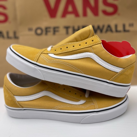 Vans WMNS Mustard Vans Men’s Old Skool
Ochre/True White Sneakers 
VN0A38G1QA0 - Picture 3 of 16